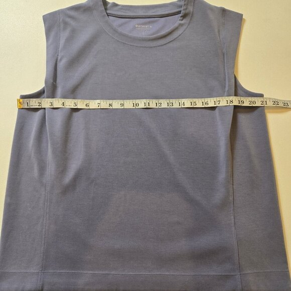 Athleta Sweatshirt Womens Large Purple Seasoft Tank Dusk Sleeveless Activewear E - Picture 6 of 9